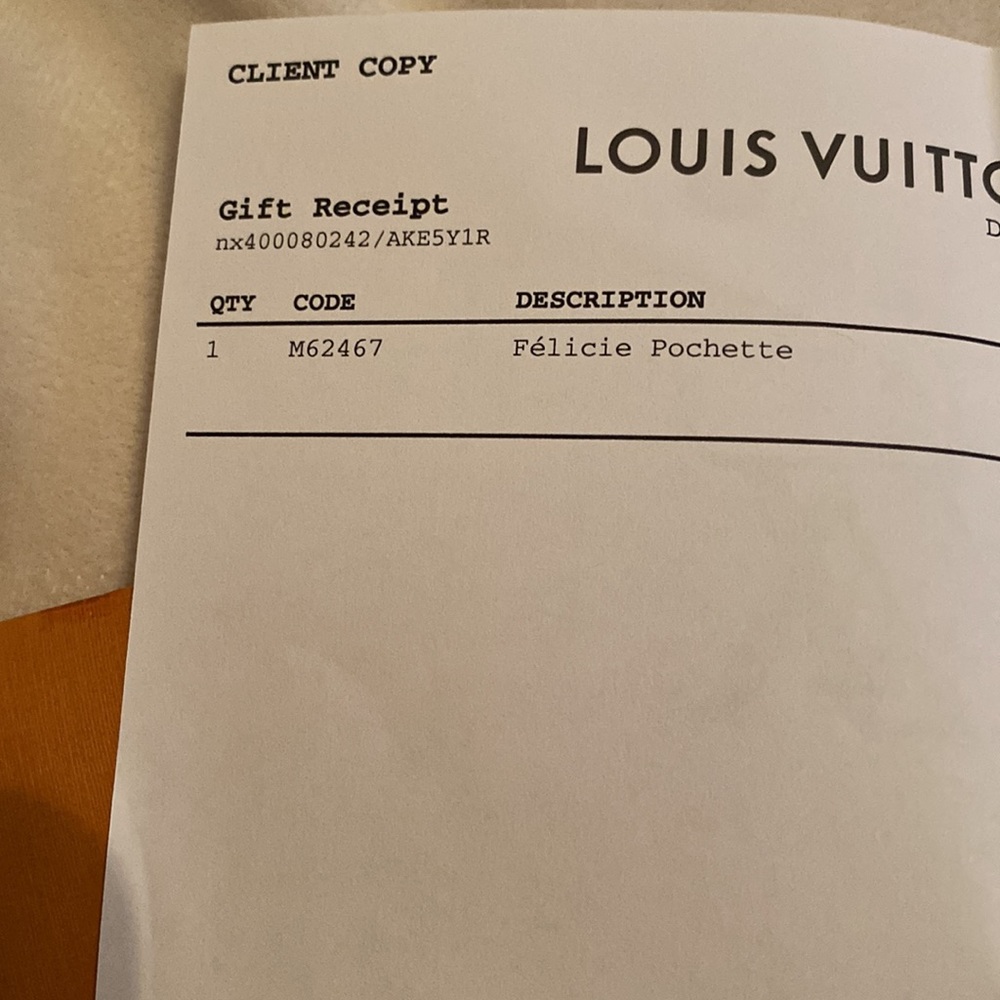 Louis Vuitton Felicia Pochette silver hardware with insert - Picture 7 of 9